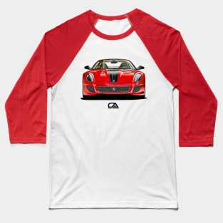 Ferrari 599 GTO Illustration Baseball T-Shirt